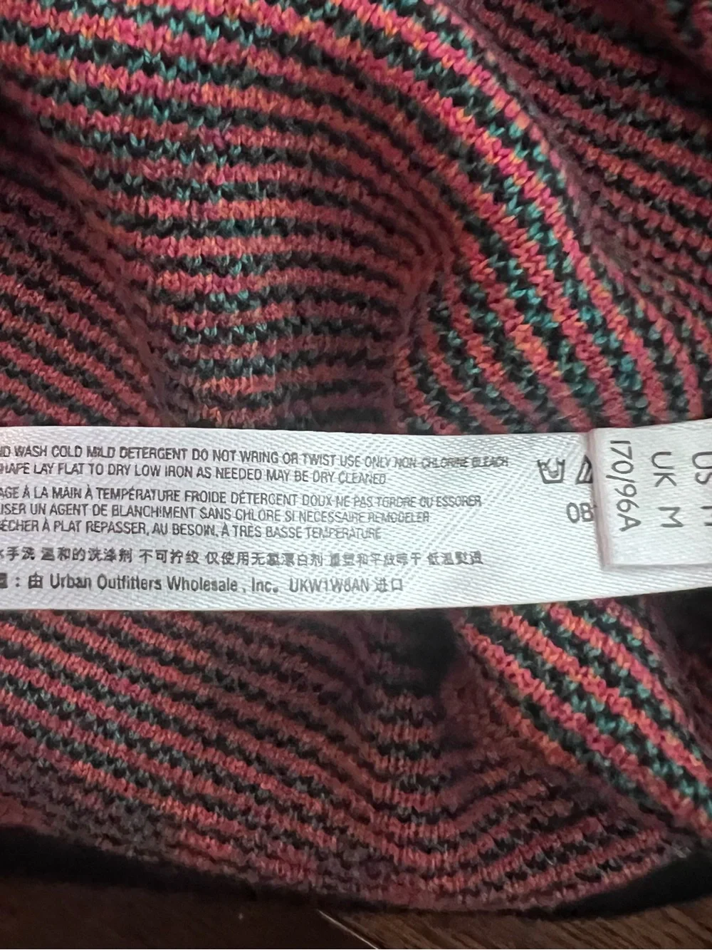 Free People Winter Warmer Bodysuit with Pink, Blue & Orange Flowers